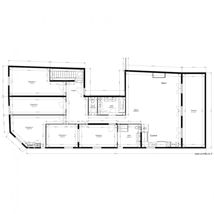 Mesure. Plan de 0 pièce et 0 m2