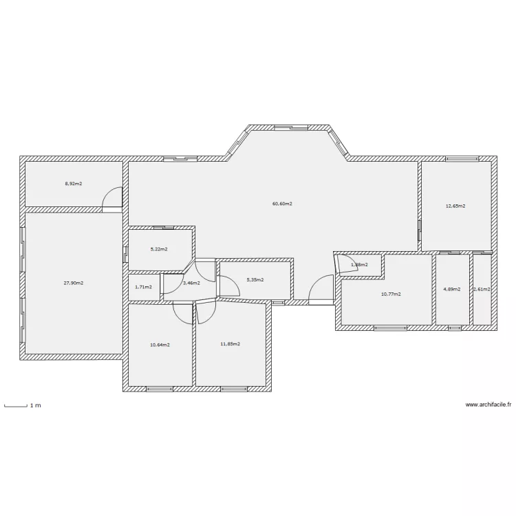 MAISON VEYSSILIEU. Plan de 