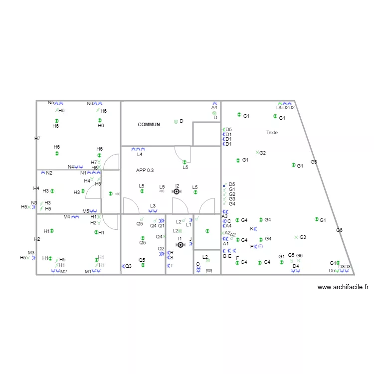 BREBION GRAND PLACE R3. Plan de 