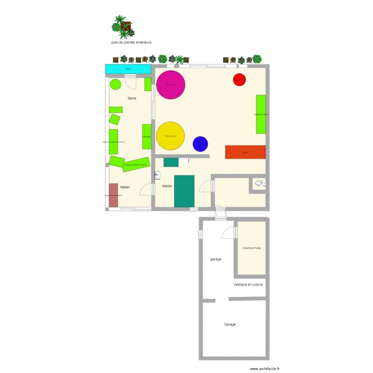Magasin fleurs guillonneau. Plan de 0 pièce et 0 m2