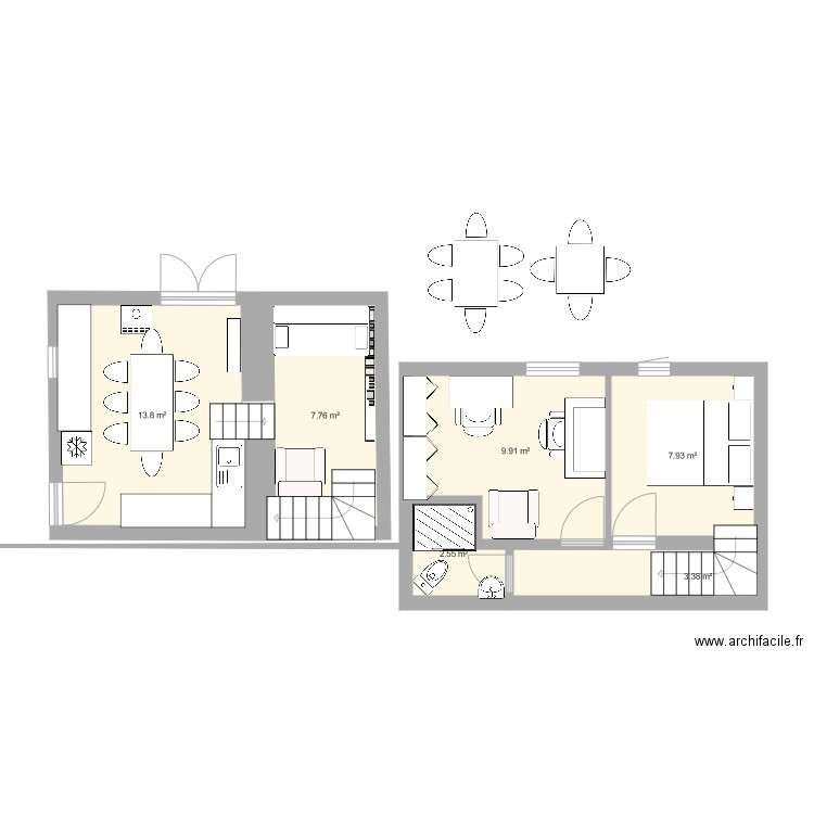 Seillons 01. Plan de 0 pièce et 0 m2