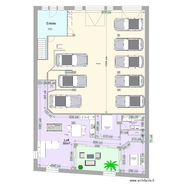 Pasteur RDC 1. Plan de 0 pièce et 0 m2