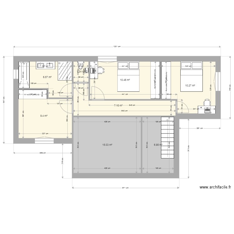 Plan Etage Nouvelle maison V4. Plan de 0 pièce et 0 m2