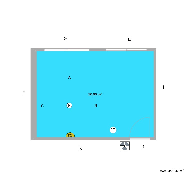 Dr TRANCHANT poste 1. Plan de 0 pièce et 0 m2