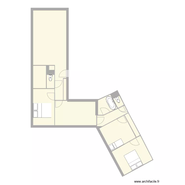 plan HOUSSIN. Plan de 