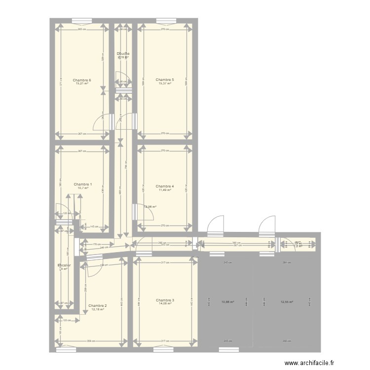 Bar de la gare 1er étage. Plan de 0 pièce et 0 m2