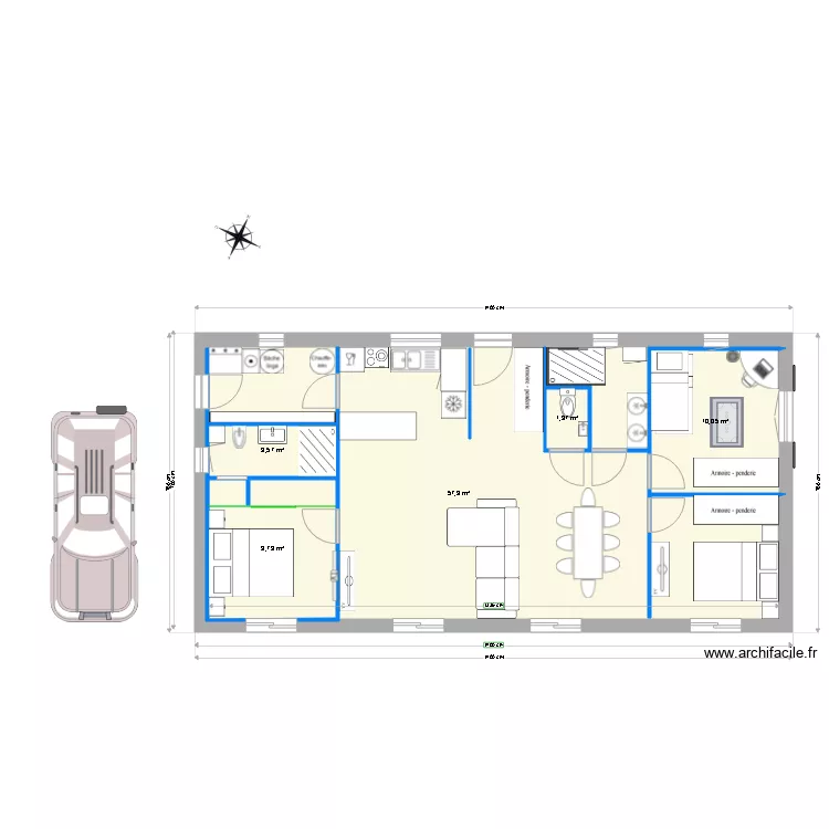 Le Refuge. Plan de Le Refuge. Plan de