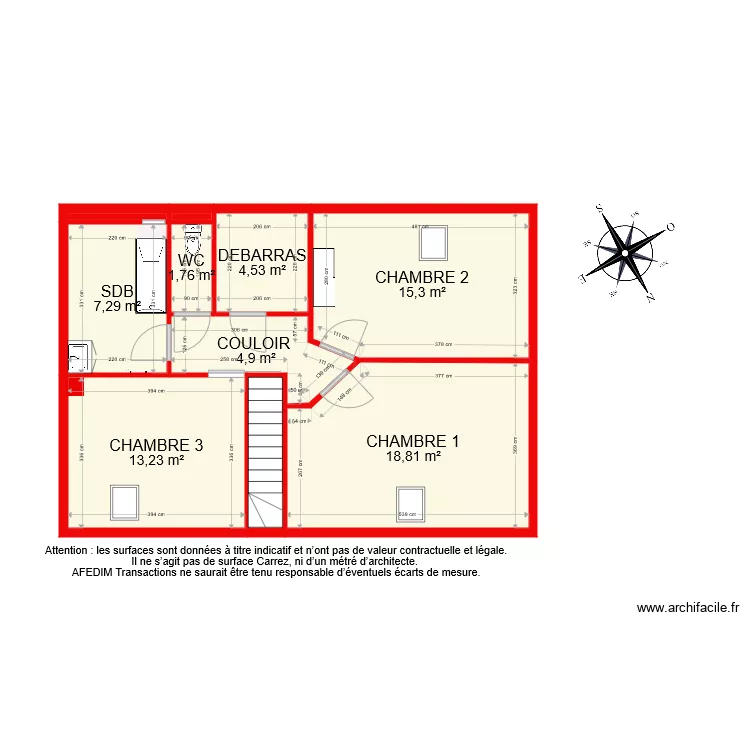 BI 4546 ETAGE . Plan de 