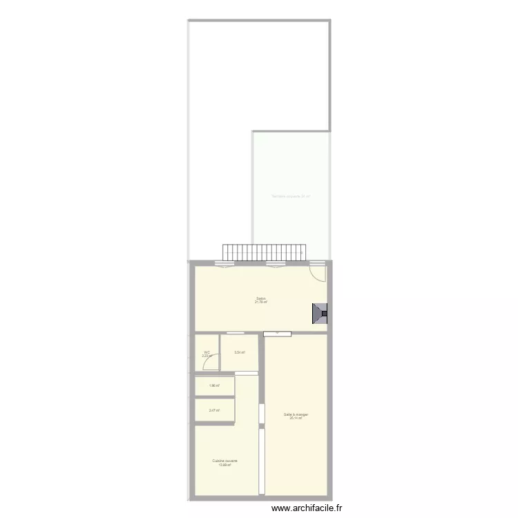 Castres 19869 Lameilh&eacute;. Plan de 