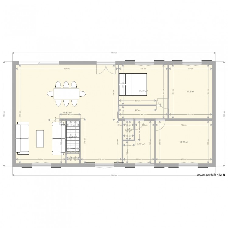 MAISON POLLUX ET MEUBLE. Plan de 0 pièce et 0 m2