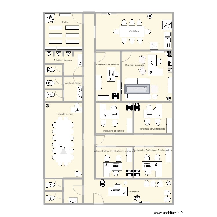 Bureau final Metropolitar. Plan de 0 pièce et 0 m2