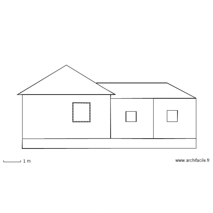 facade 2. Plan de 0 pièce et 0 m2