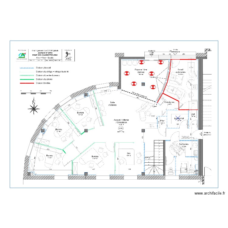 CRCA UZES PONT DES CHARRETTES RDC. Plan de 0 pièce et 0 m2