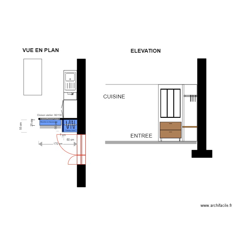 ENTREE chez VERO. Plan de 0 pièce et 0 m2