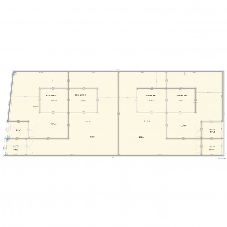 CDG DP 4 TERRAINS. Plan de 0 pièce et 0 m2