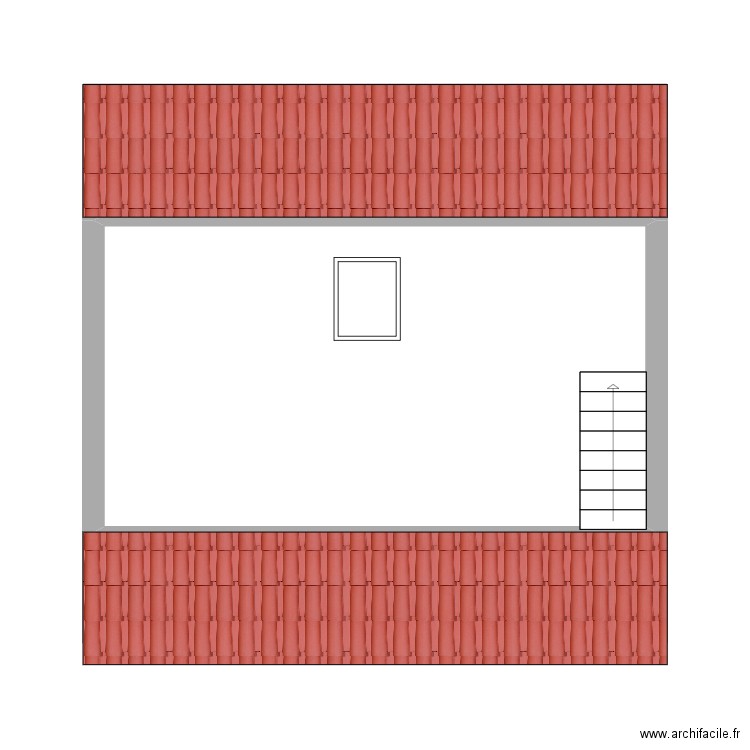 ELOTE R+2. Plan de 3 pièces et 39 m2