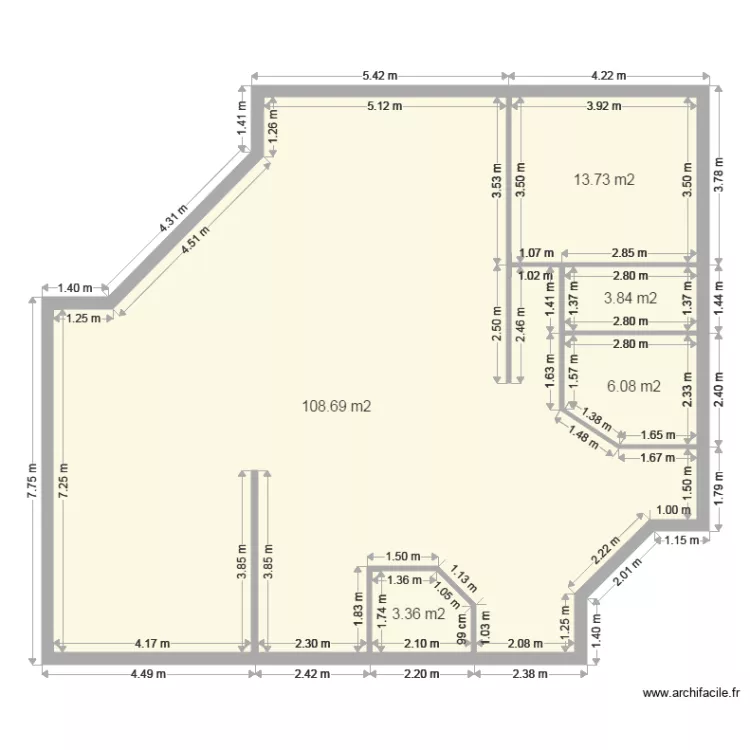 ESCHBACH RDC. Plan de 