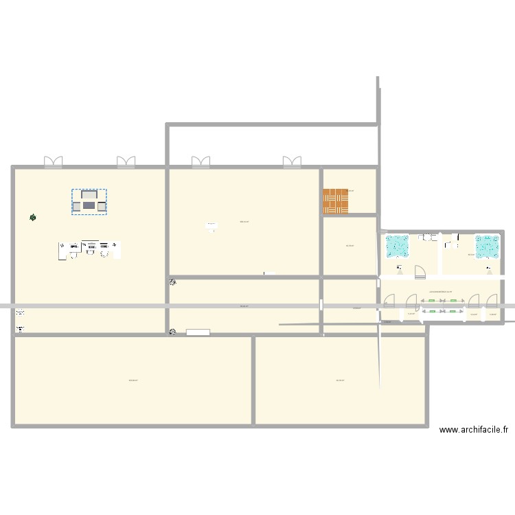 spa. Plan de 0 pièce et 0 m2