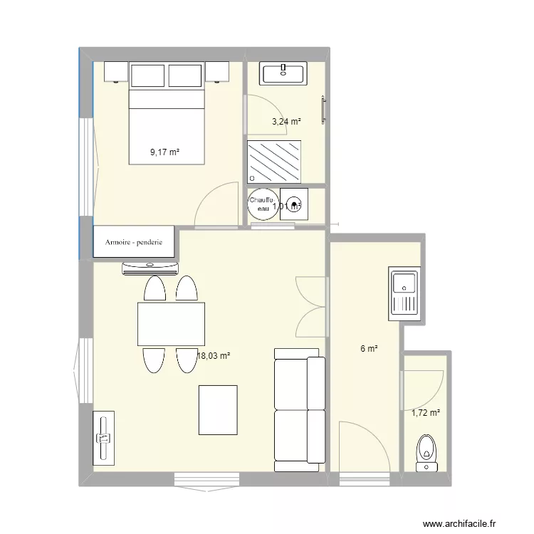 SCI EHIJ T2. Plan de 