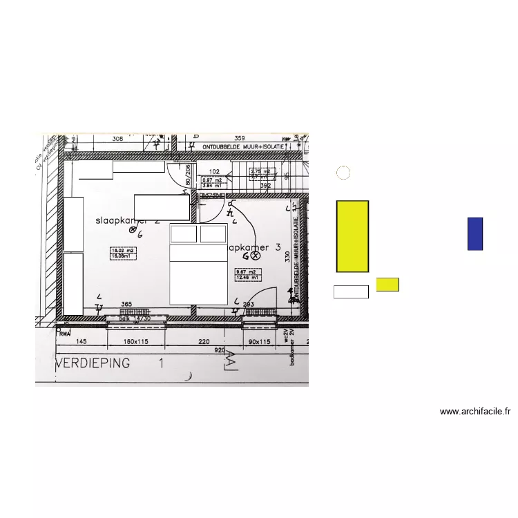 appart Nat chambres . Plan de 