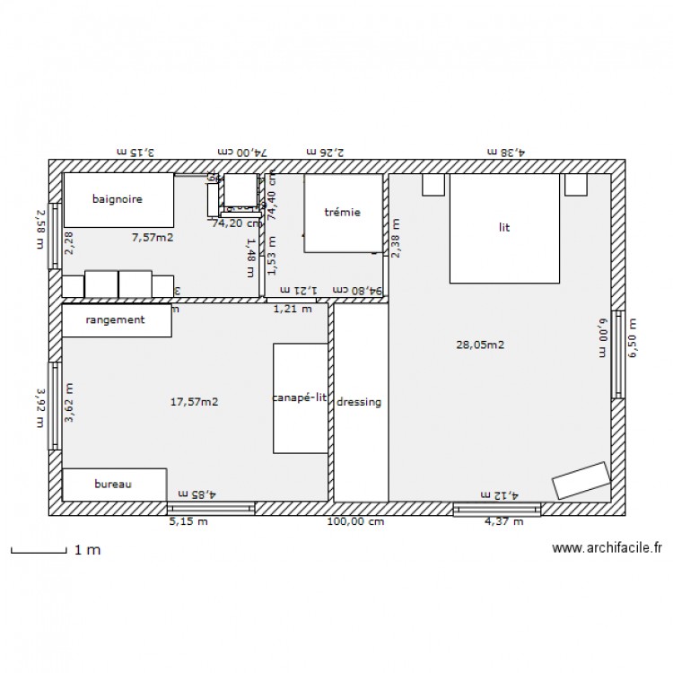 étage. Plan de 0 pièce et 0 m2