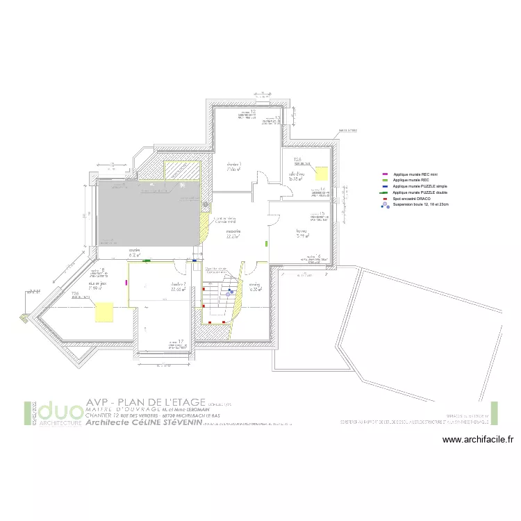 LEROMAIN ETAGE. Plan de 