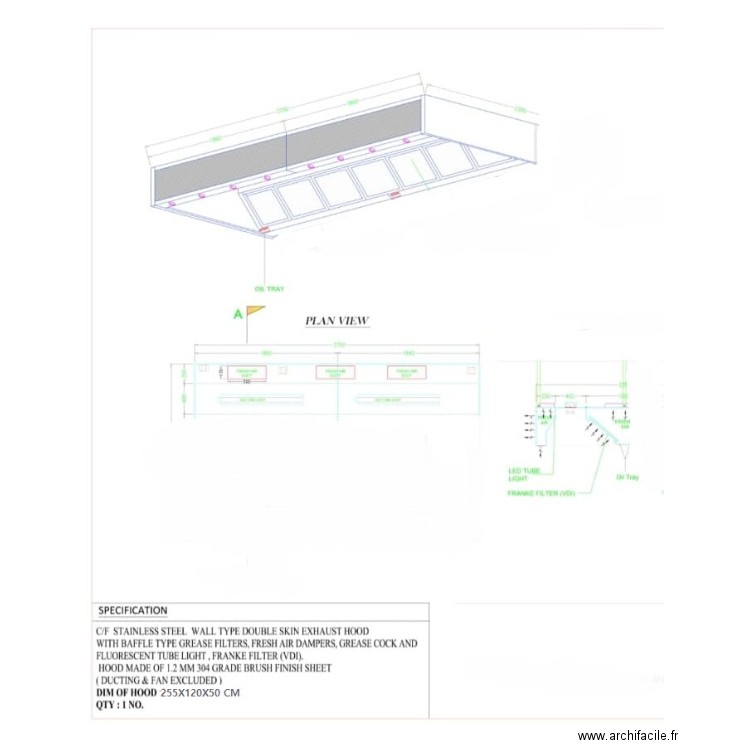 USHK CAFE. Plan de 0 pièce et 0 m2