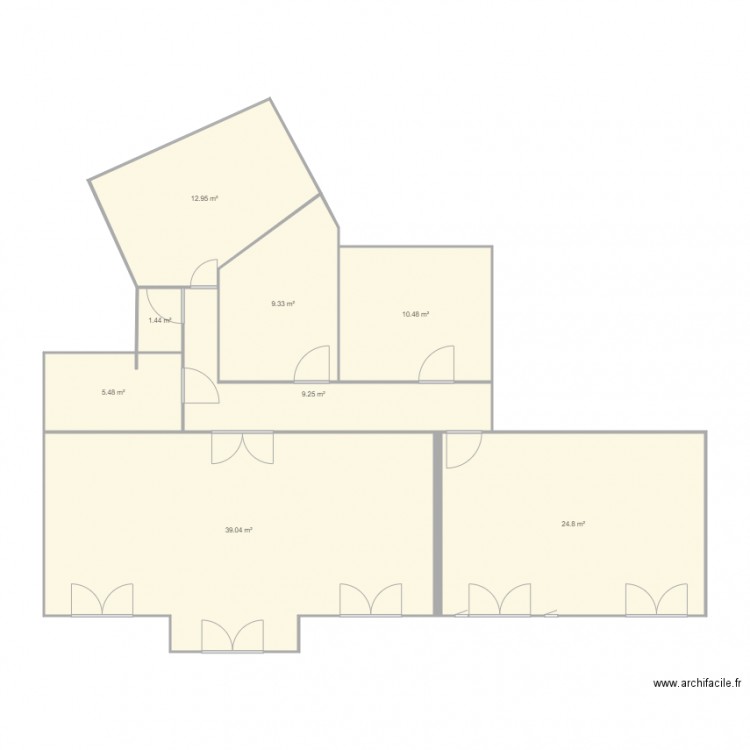 plan Jaures archifacile. Plan de 0 pièce et 0 m2