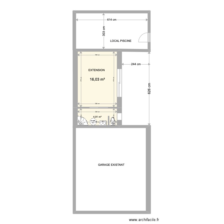 REBUFFAT EXTENSION 10/10. Plan de 0 pièce et 0 m2