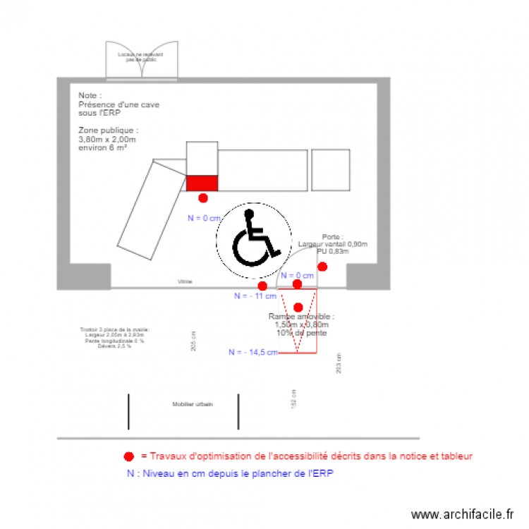 Boulangerie Charieau 3 place de la Mairie à Thouarcé. Plan de 0 pièce et 0 m2