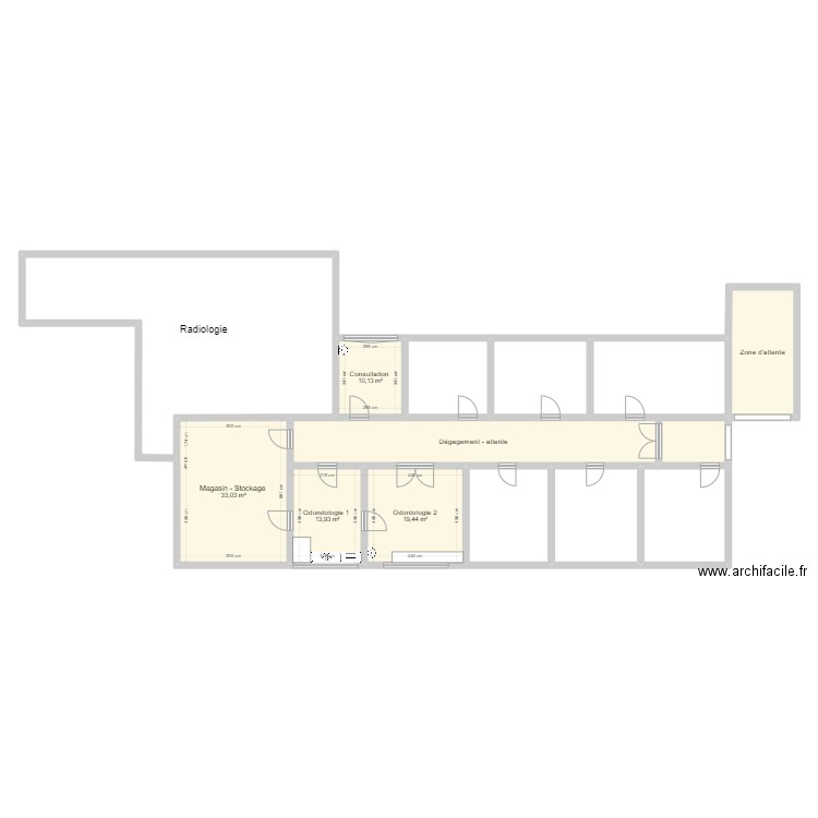 Service kiné Hôpital  Rutana. Plan de 0 pièce et 0 m2