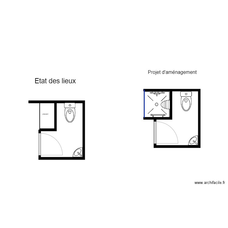 BAZIN 1. Plan de 3 pièces et 5 m2