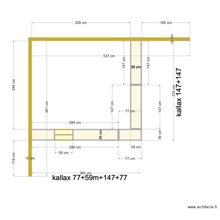 salon. Plan de 0 pièce et 0 m2