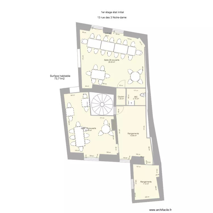 Projet restaurant 1. Plan de Projet restaurant 1. Plan de