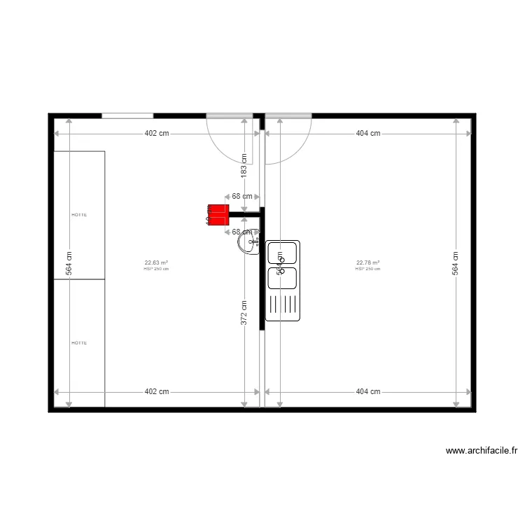 MONTCHAT 11-12. Plan de 
