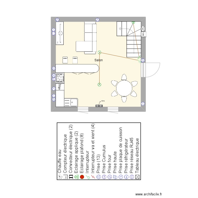 Maison Steve. Plan de 0 pièce et 0 m2