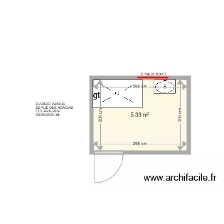 EVRARD PASCAL . Plan de 