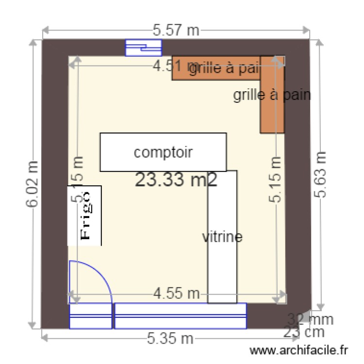 boulangerie. Plan de 0 pièce et 0 m2 boulangerie. Plan de 0 pièce et 0 m2