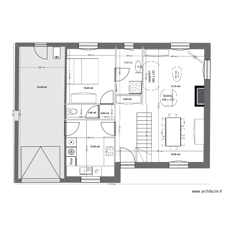 Grèbes 27 - RdC - S. Plan de 0 pièce et 0 m2