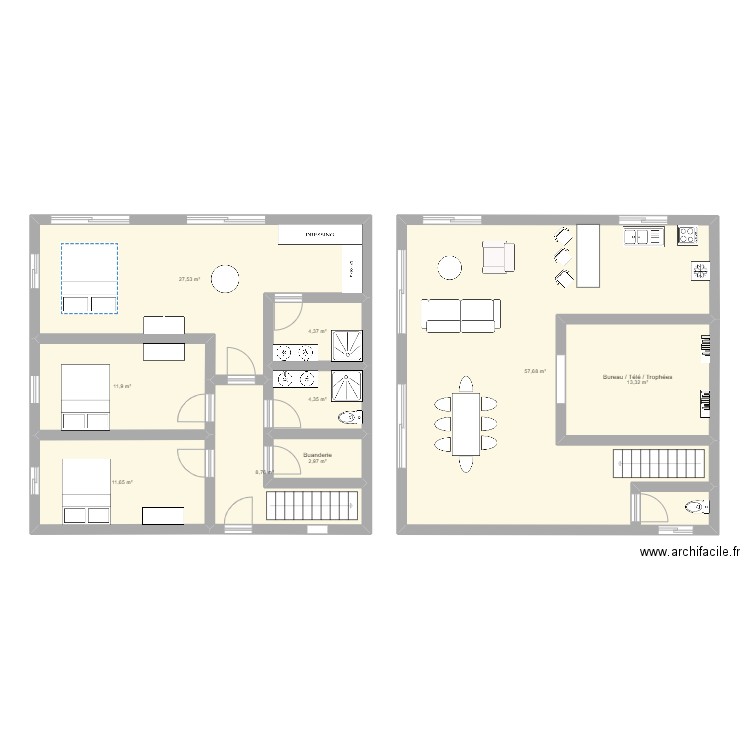 Maison RD base. Plan de 0 pièce et 0 m2
