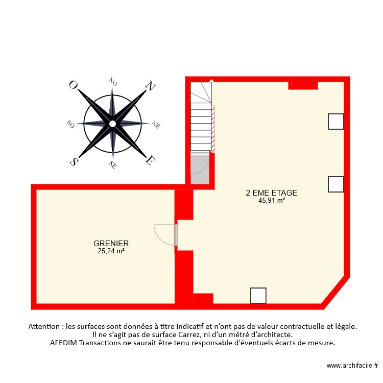 BI 6353 2 EME ETAGE. Plan de 0 pièce et 0 m2