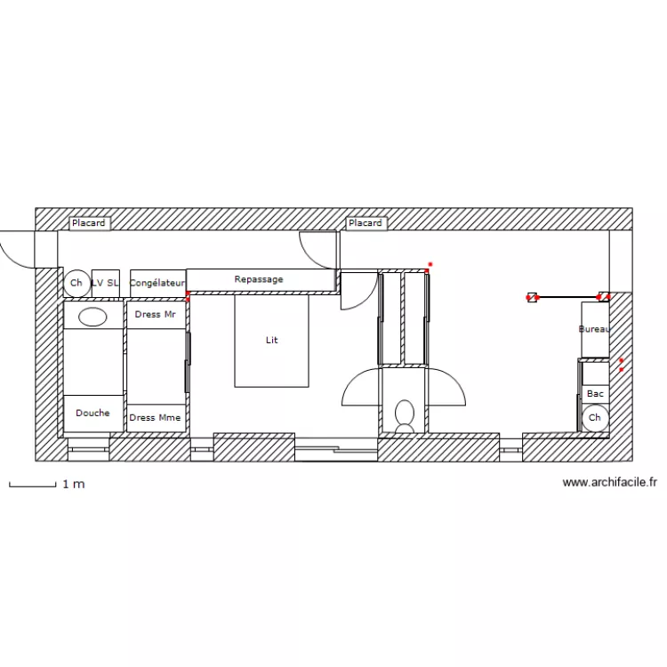 bas maison. Plan de bas maison. Plan de