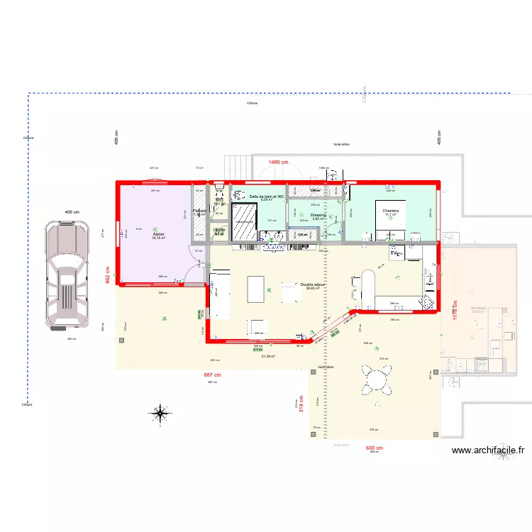 la Balinaise Anniv 2. Plan de 