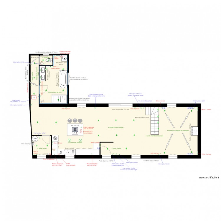 Plan Maison Hermin. Plan de 0 pièce et 0 m2