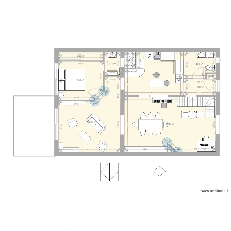 MAISON HELENE ET PATRICK 2. Plan de 0 pièce et 0 m2