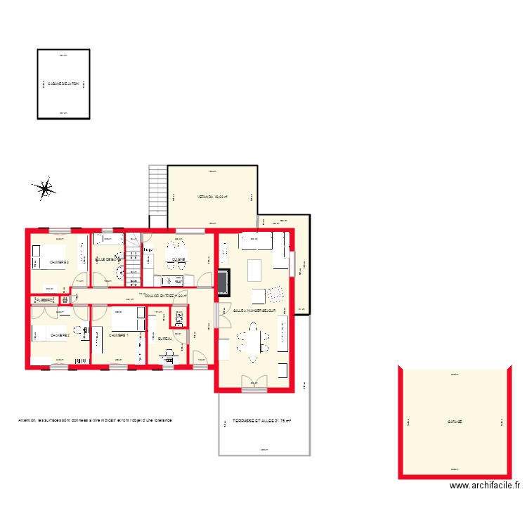 BI2786 REZ DE CHAUSSEE COTE. Plan de 0 pièce et 0 m2