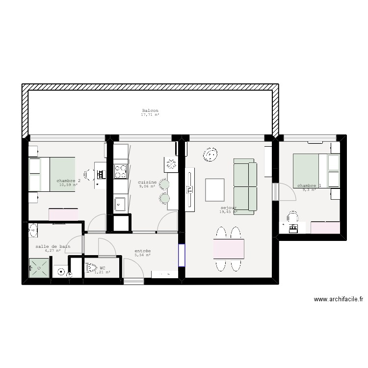 Project MEDLEY PLAN d'AMÉNAGEMENT approuvé. Plan de 10 pièces et 78 m2