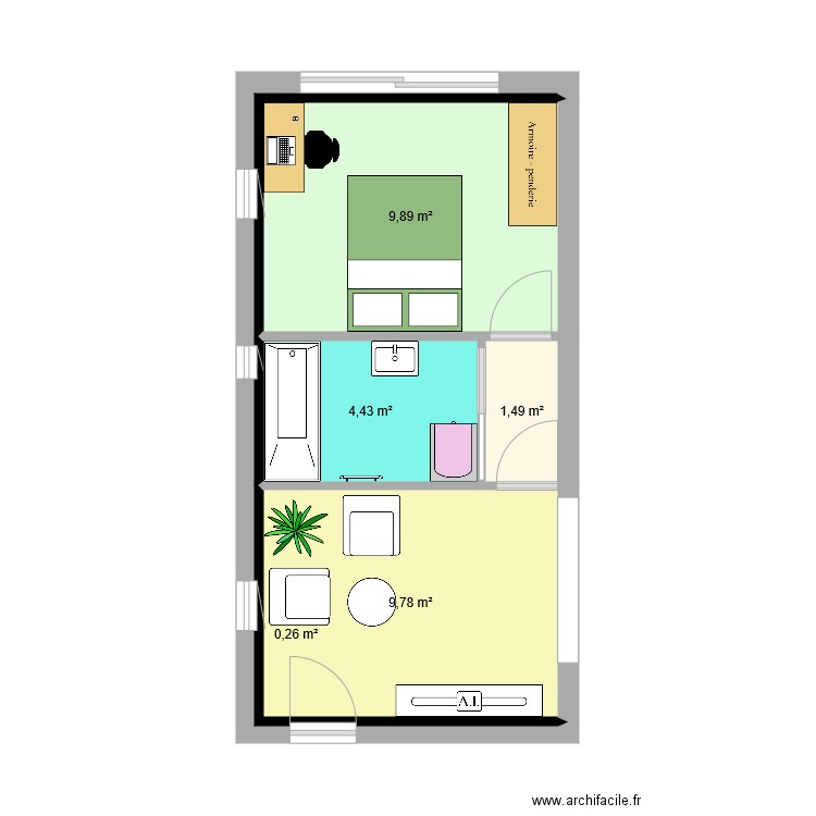 massette 2. Plan de 0 pièce et 0 m2