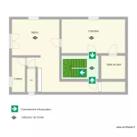 1er &eacute;tage H&ocirc;tellerie Appartement provisoire