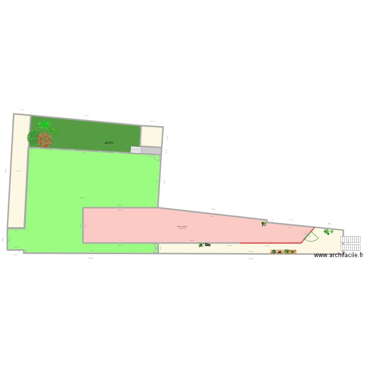 ENTRE SOL définitf. Plan de 7 pièces et 453 m2